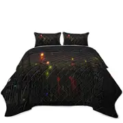 Cool Night at City of Lights Coverlet