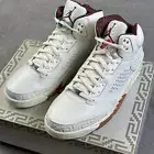 Nike Air Jordan 5 El Grito Sneakers Men’s 11.5 Off White Retro Shoes HF8833-100