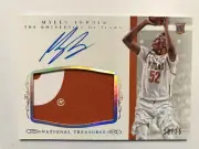 2015-16 Myles Turner National Treasures Auto Autograph Patch Rookie RC /25