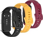 Muovrto Silicone Band for Huawei Band 9/Band 9 NFC,Replacement Watch Band Strap for Huawei Band 8/Band 8 NFC