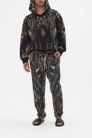 STRAIGHT LEG ELASTICATED WAIST PANT CHAOS IN THE COSMOS