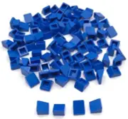 Lego 100 New Blue Slope Sloped 30 1 x 1 x 2/3 Parts