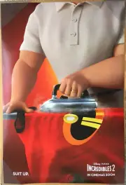 INCREDIBLES 2 MOVIE POSTER 2 Sided ORIGINAL INTL Ver B 27x40 SAMUEL L. JACKSON