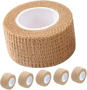 Self-adhesive Bandage Tape for Furniture Legs 6 Rolls 2.5cm Wide Reduce Noise Protect Floors Comfortable for Skin