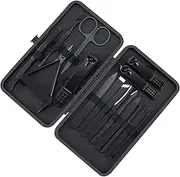 Diewu 16PCS Manicure Set wi Case Professional Pedicure Set Nail Clipper Stainless Steel Salon Grooming Kit for Men Women Parents Elder Patient Travel Nail Care