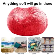 Bean Bag Cover Anti-scratch Anti-dirty Couch Seat Plush Protector Removable