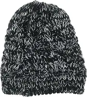 [Holibanna] Warm Hat Beanie Hat Woman Beanie Cap Beanie for Woman Knitted Ponytail Hat Knit Hat