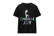 Frozen Unisex Adult Choose Joy Olaf T-Shirt (Black) - UTTV17106
