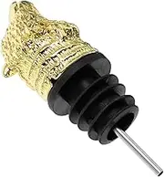 Luxshiny Wolf Head Wine Pourer: Wine Aerator Wolf Head Spout Bottle Pourers Animal Decorative Liquors Stopper for Family Dinners and Celebrations