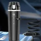 12V 24V 500ml Car Electric Water Kettle 304 Stainless Steel 9x2.8inch for