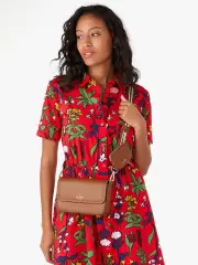 Rosie Pebbled Leather Small Flap Crossbody