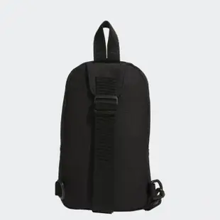 【adidas 愛迪達】側背包 斜背包 小包 運動包 MH SLING BAG 黑 IK7293