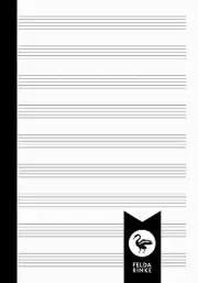 Music Manuscript Book A5: Blank Sheet Music Journal | Blank Staff Notebook | ...