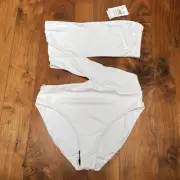 Volcom Simply Seamless One Piece Swimsuit in White M