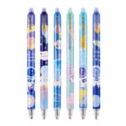 Astronaut Retractable Gel Pen 0.5mm Needle Tip, Smooth to Write
