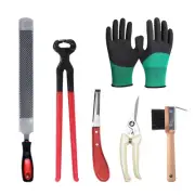 Farrier Tools Professional Farrier Tool Kits Hoof Rasp Hoof Nippers Hoof Knif...