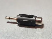 1PCS 3.5mm Mono Plug to RCA Female Adapter