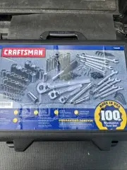 Sears Craftsman USA Nos 100pc Mechanics Tool Socket Ratchet Set Mint 33600