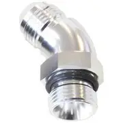 Aeroflow 45° ORB to Male AN Full Flow Adapter -20 ORB to -16AN, AF902-16-20S