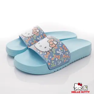 Hello Kitty><台灣製凱蒂貓可愛休閒拖鞋821472粉/水/黑(中小童款)15-22cm(零碼)