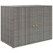 Outdoor Storage Cabinet Garden Patio Sheds Deck Tool Shelf Rack Box Cupboard