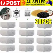 20Pcs Pet Carbon Filters Water Fountain Replacement For Dog Cat Water Drinking