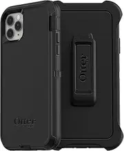 OtterBox iPhone 11 Pro Max (Only) - Defender Series Case - Black - Rugged & Durable - with Port Protection - Holster Clip Included - Non-Retail Packaging