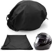 Helmet Bag Motorcycle Helmet Backpack with Drawstring Storage Carrying Bag Full Helmet Bag Cross Body Bag Backpack for Training Motocross Riding Bicycle Sports Hiking Travel Bags Black