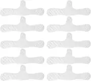 [Ｓｉｍｈｏａ] 10Pcs Sweat Absorber Liners under Bra Pads, Cotton Bra Liners, Sweating Supplies for Women Sports Cycling Dance Wear