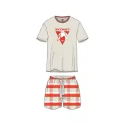 Sydney Swans AFL AFSWN0227 Mens Short Sleeve Check PJ Pyjama Set Size 3XL New