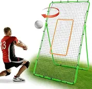 ZACCAS Sports Volleyball Rebounder Net, Volleyball Training Equipment, Rebounder Net, Adjustable 7x4 ft - Elevate Your Fielding Skills with Enhanced Versatility and Durability