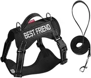 Dog Harnesses - Escape Proof Walking Mesh Cat Harness Set - Reflective Strip Anti-Escape Training Collar Soft Pet Supplies for Puppy Kitten Outdoor