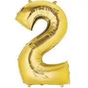 Gold Foil 2 Balloon 86cm
