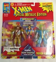 X-Men Special Metallic Edition Maverick-Wolverine-Trevor Fitzroy Action Figure