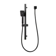 New Brasshards Mixx Chai Rail Shower Matte Black 11SHS02ML