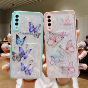 Butterfly Glitter Soft Case Cover For Samsung Galaxy S23 S22 S21 S20 A72 A52 A32