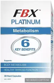 FBX Platinum Metabolism 30 Hard Capsules Healthy Thyroid Function