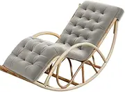 Rocking Chair Seat Cushion | Outdoor Recliner Chair Pad | Breathable Furniture Cushion for Lawn, Elastic Patio Seat Pads, Weather-Resistant Rocker Chair Cushion, Comfortable Seating, Supportive Chair