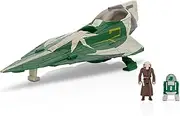 STAR WARS Micro Galaxy Squadron Jedi Starfighter Mystery Bundle - 5-Inch Vehicle and 2.5-Inch Vehicle with Micro Figure Accessories