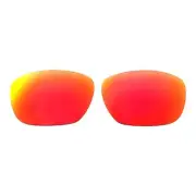 Walleva Fire Red Polarized Replacement Lenses For Smith Optics Nomad Sunglasses