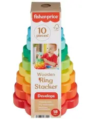 [Fisher-Price] Wooden Ring Stacker