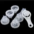 7pcs/set Clear Egg Tool with Separator Hard Boil Egg Cooker Cooking Maker
