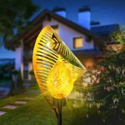 Solar Iron LED Light Outdoor Lawn Garden Light Landscape Light
