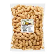 Peanuts, Plain In Shell 2 lbs - Raw, Unsalted - Natural Healthy Snack, Squirr...