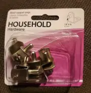 Slide-Co Nickel Plated Metal Shelf Support Peg 1/4" 241941 8-Pack