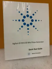 Agilent 81101-91020 811004A 50 MHz Pulse Generator Quick Start Guide