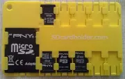 Micro SD Card Holder Storage Wallet Case SD/SDHC/SDXC Yellow USA Shipper!
