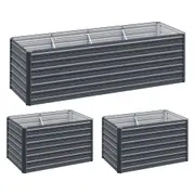 Greenfingers Garden Bed Raised Galvanised Steel Planter Box Vegetables Flowers