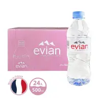 在飛比找momo購物網優惠-【evian依雲】天然礦泉水500mlx24入/箱