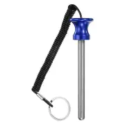 Weight Stack Pin 3/8" Dia 4.3" Locking Space Weight Stack Replacement, Blue